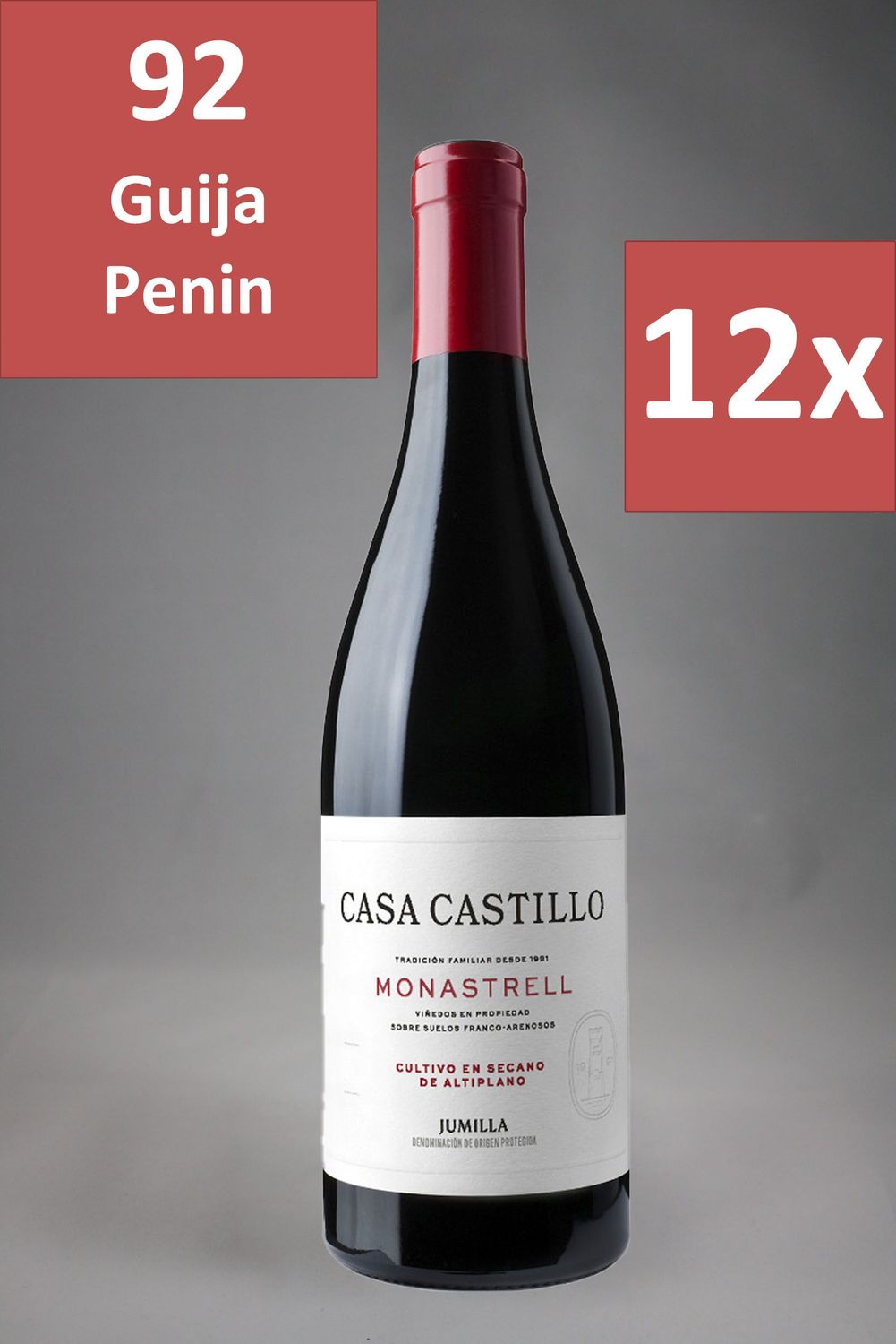 12 Fl. Casa Castillo Monastrell 2022 (11,10 €/l)