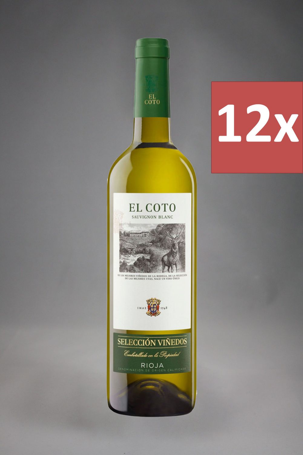 12 Fl. El Coto Selección Viñedos Sauvignon Blanc 2023 (9,54 €/l)