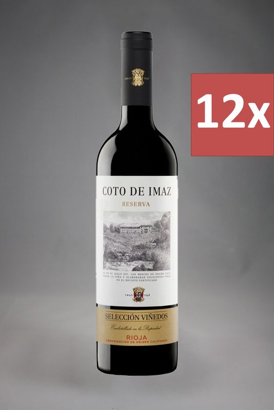 12 Fl. Coto de Imaz Reserva Selección de Viñedos 2020 (17,54 €/l) 12 Fl. Coto de Imaz Reserva Selección de Viñedos 2020 (17,54 €/l)