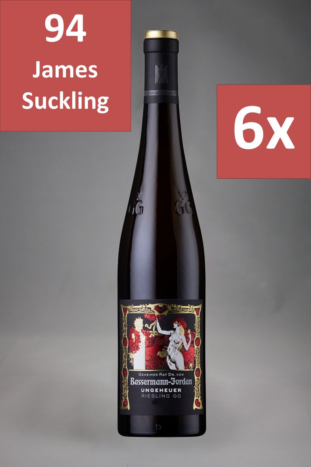 6 Fl. Dr. von Bassermann-Jordan Ungeheuer Riesling Großes Gewächs GG 2023 (57,09 €/l)