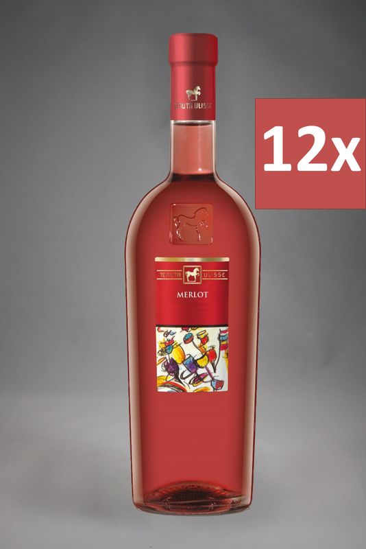 12 Fl. Tenuta Ulisse Merlot Rosato 2024 (11,88 €/l)