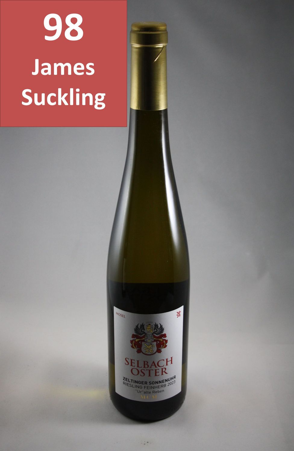 Selbach-Oster Riesling Mosel Zeltinger Sonnenuhr Spätlese Feinherb Ur-alte Reben 2023 (38,53 €/l)