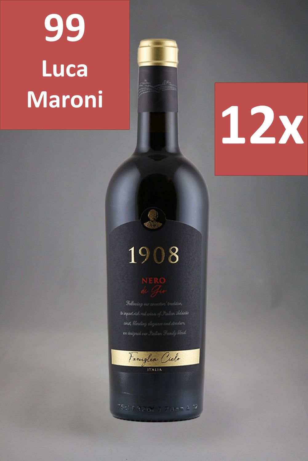 12 Fl. Cielo Nero Di Gio 2021 (11,10 €/l)