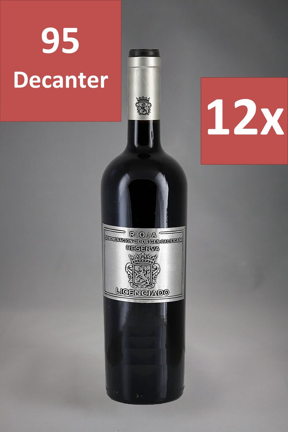 12 Burgo Viejo Licenciado Rioja Reserva 2019 (12,66 €/l)