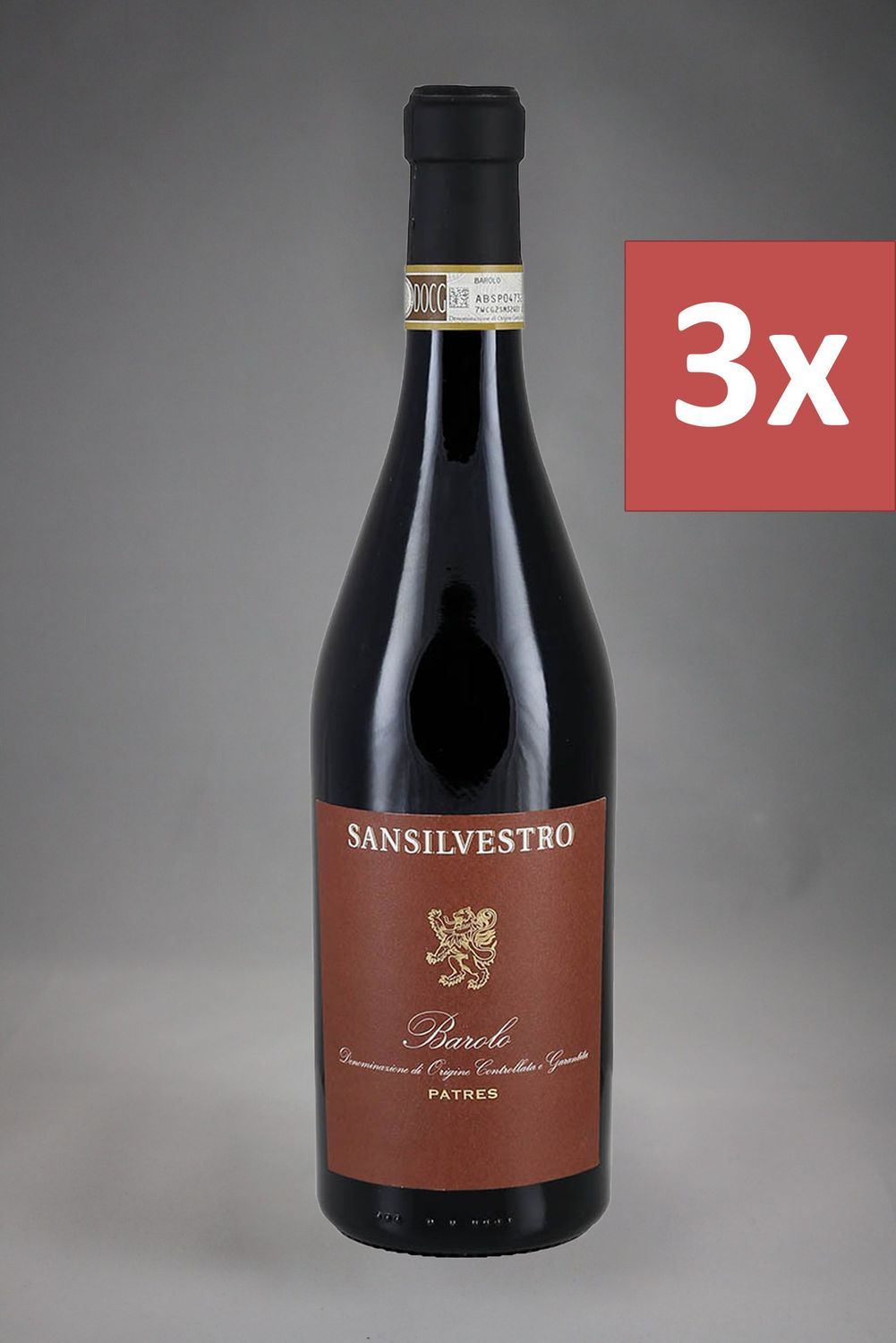 3 Fl. San Silvestro Barolo Patres 2021 (33,29  €/l)