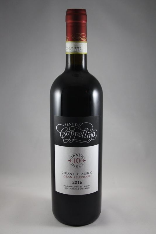 Tenuta Cappellina Chianti Classico Gran Selezione 2016 (39,87 €/l) Tenuta Cappellina Chianti Classico Gran Selezione 2016 (39,87 €/l)