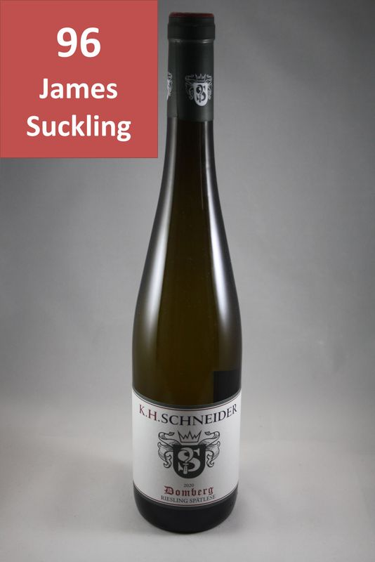 K.H. Schneider Riesling Domberg Spätlese 2020 (21,20 €/l) K.H. Schneider Riesling Domberg Spätlese 2020 (21,20 €/l)