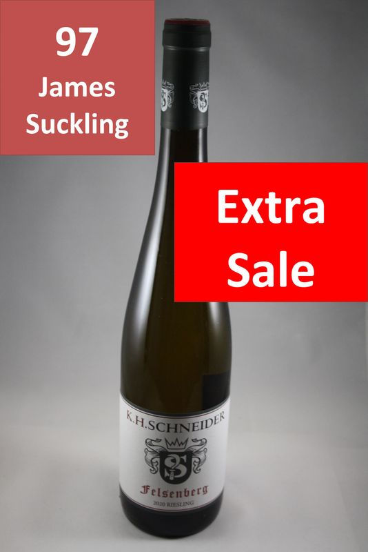 K.H. Schneider Riesling Felsenberg trocken 2020 (25,20 €/l) K.H. Schneider Riesling Felsenberg trocken 2020 (25,20 €/l)