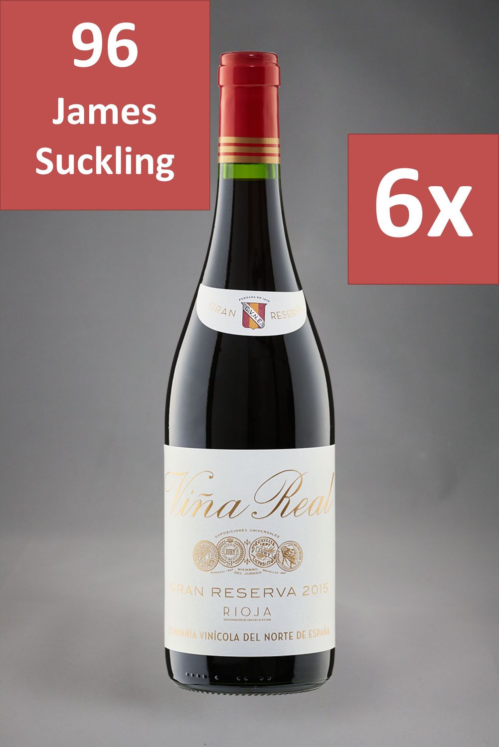 6 Fl. Cune Viña Real Gran Reserva 2018 (27,53 €/l) 6 Fl. Cune Viña Real Gran Reserva 2018 (27,53 €/l)