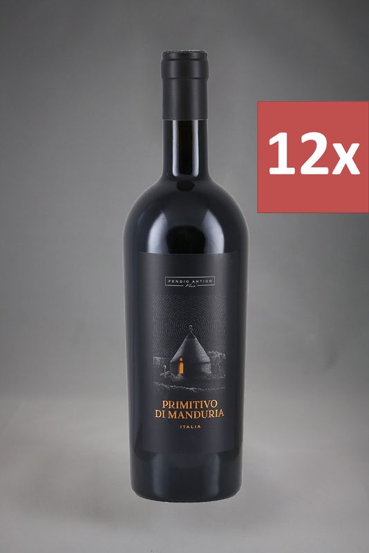12 Fl. Pendio Antico Primitivo di Manduria 2024 (18,54 €/l) 12 Fl. Pendio Antico Primitivo di Manduria 2024 (18,54 €/l)