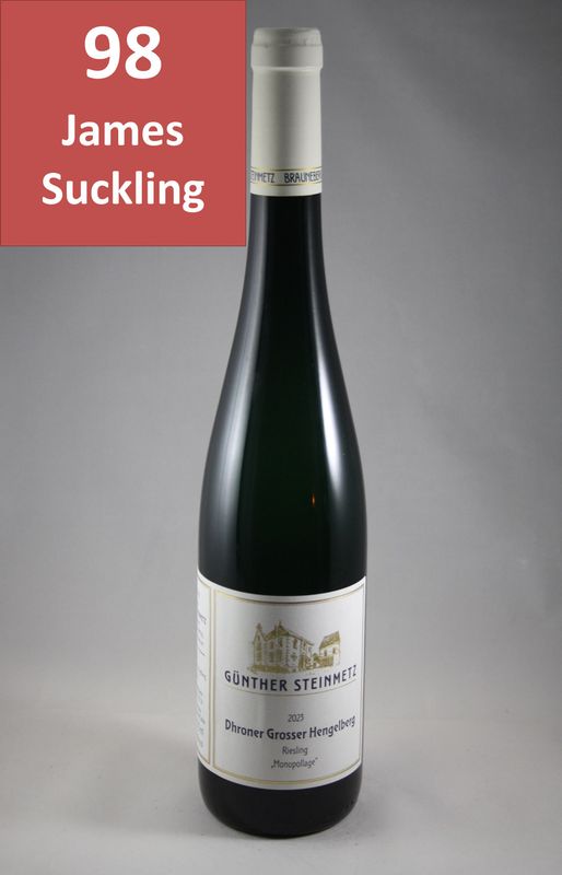 Günther Steinmetz Riesling Dhroner Grosser Hengelberg Monopol 2023 (66,53 €/l)
