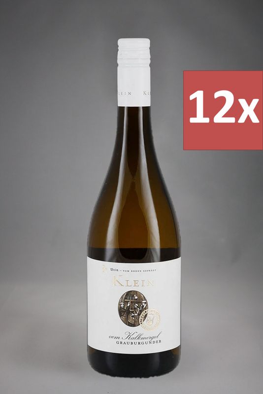 12 Fl. Klein Grauburgunder vom Kalkmergel trocken 2024 (8,66 €/l)