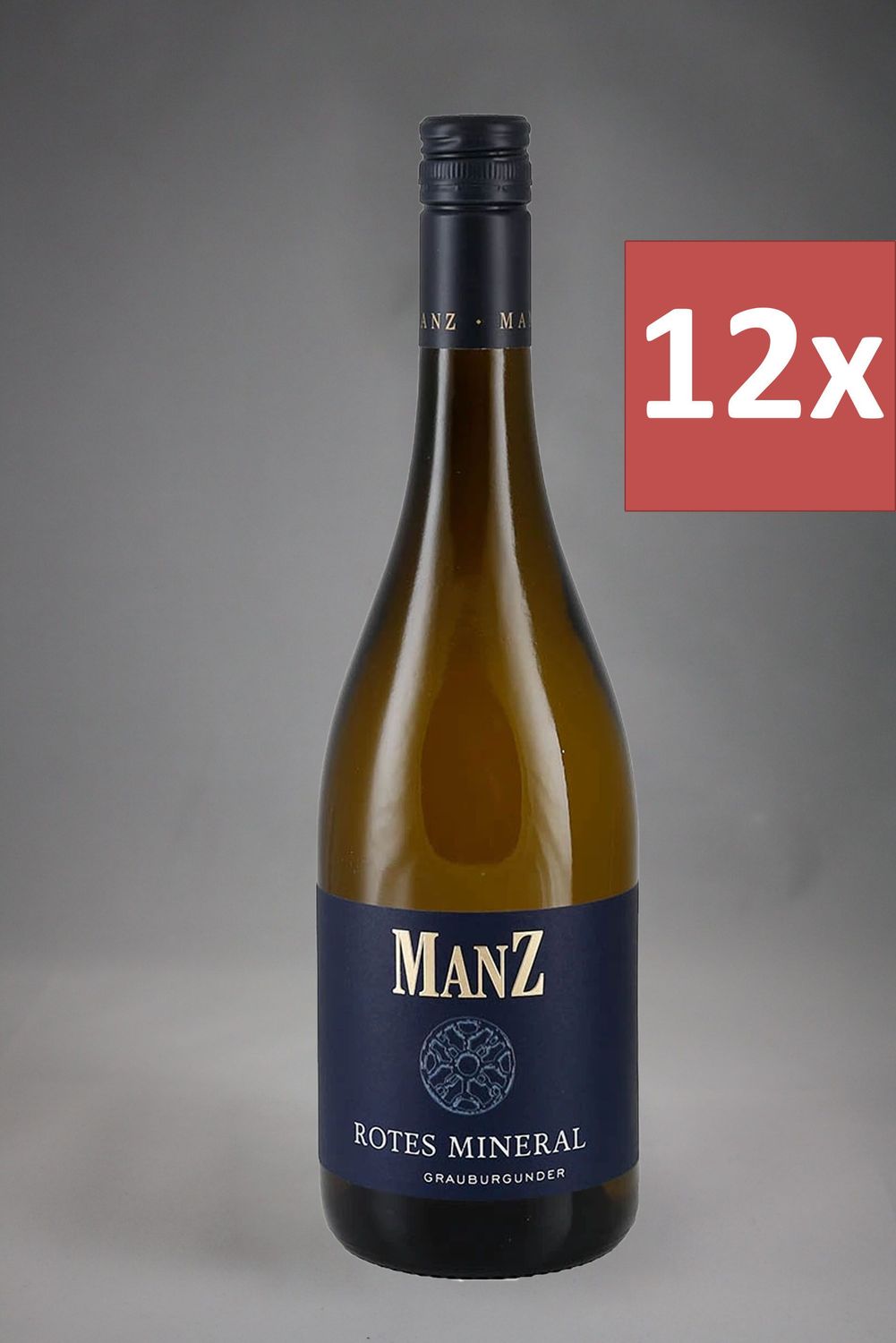 12 Fl. Manz Grauburgunder Rotes Mineral 2024 (14,32 €/l)