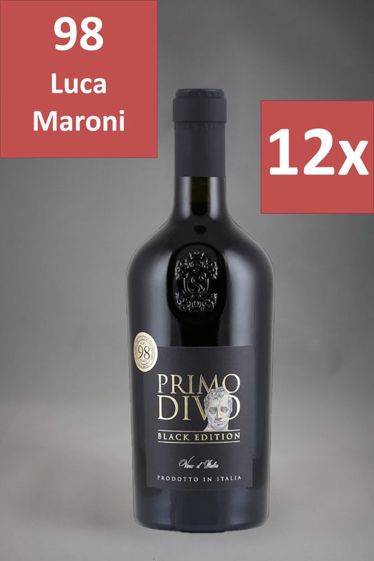 12 Fl. Primo Divo BLACK EDITION 2021 (11,10 €/l)