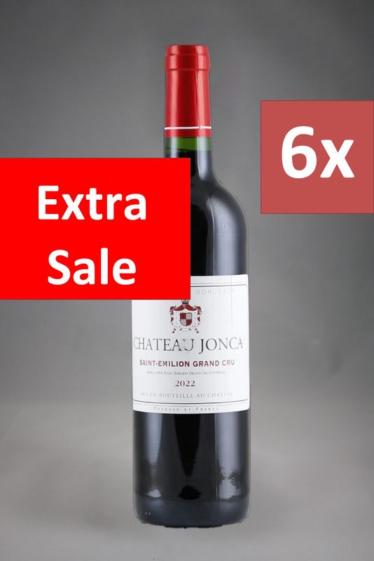 6 Fl. Château Jonca Saint-Emilion Grand Cru 2022 (16,64 €/l)
