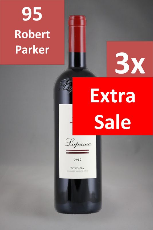 3 Fl. Castello del Terriccio Lupicaia 2019 (111,07 €/l)