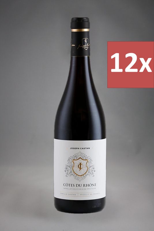 12 Fl. Joseph Castan Côtes du Rhône Rouge 2023 (10,53 €/l) 12 Fl. Joseph Castan Côtes du Rhône Rouge 2023 (10,53 €/l)
