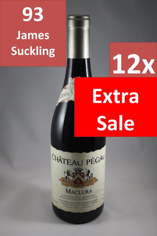 12 Fl. Château Pegau Côtes du Rhône Cuvée Maclura 2022 (11,73 €/l) 12 Fl. Château Pegau Côtes du Rhône Cuvée Maclura 2022 (11,73 €/l)
