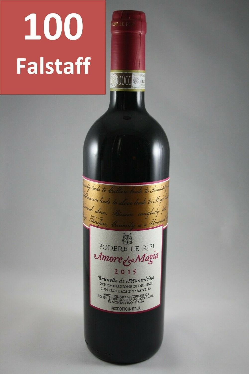 Podere Le Ripi Brunello di Montalcino Amore e Magia 2015 (103,87 €/l) Podere Le Ripi Brunello di Montalcino Amore e Magia 2015 (103,87 €/l)