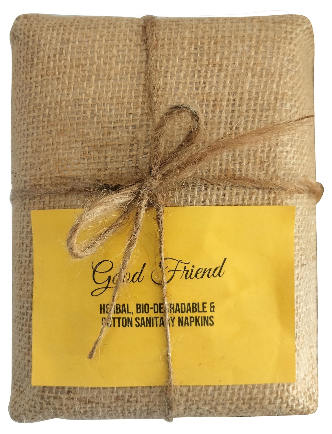 Good Friend Herbal &amp; 100% Cotton Ultra thin Sanitary Pads for Women | Worried about PCOS/PCOD? Try Good Friend Pads | No Chemicals &amp; No Plastic Materials | Pack of 10 Pads | 5 XL + 5 Over Night Pads