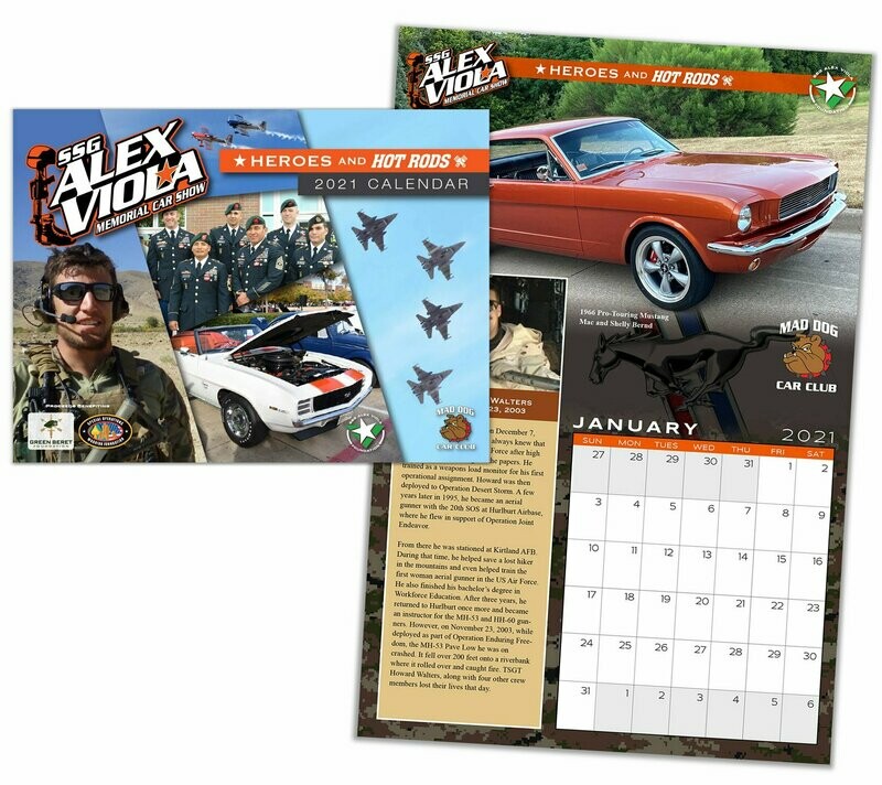 2021 SSG Alex Viola Foundation Calendar #1 (Small)