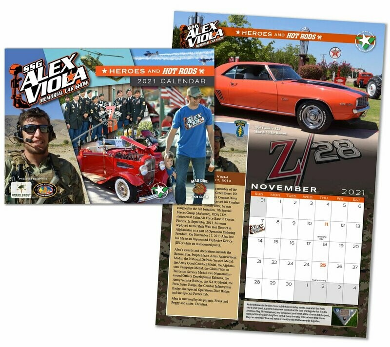 2021 SSG Alex Viola Foundation Calendar #2 (Small)