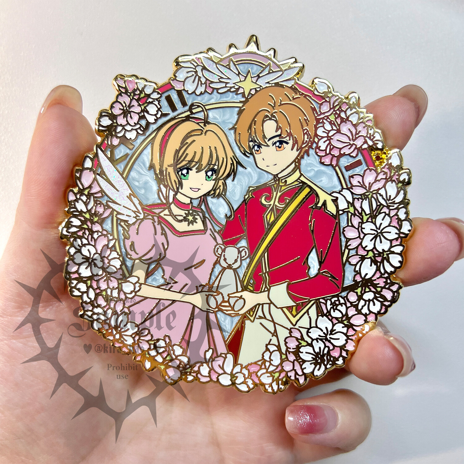 SAKURA &amp; SYAORAN Enamel Pin