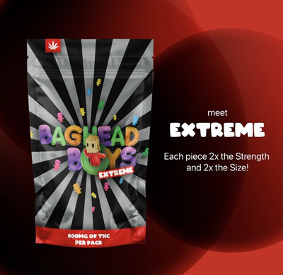THC Baghead Gummies Extreme -Optional Cannabis Gift (Legal Coupon Purchase)