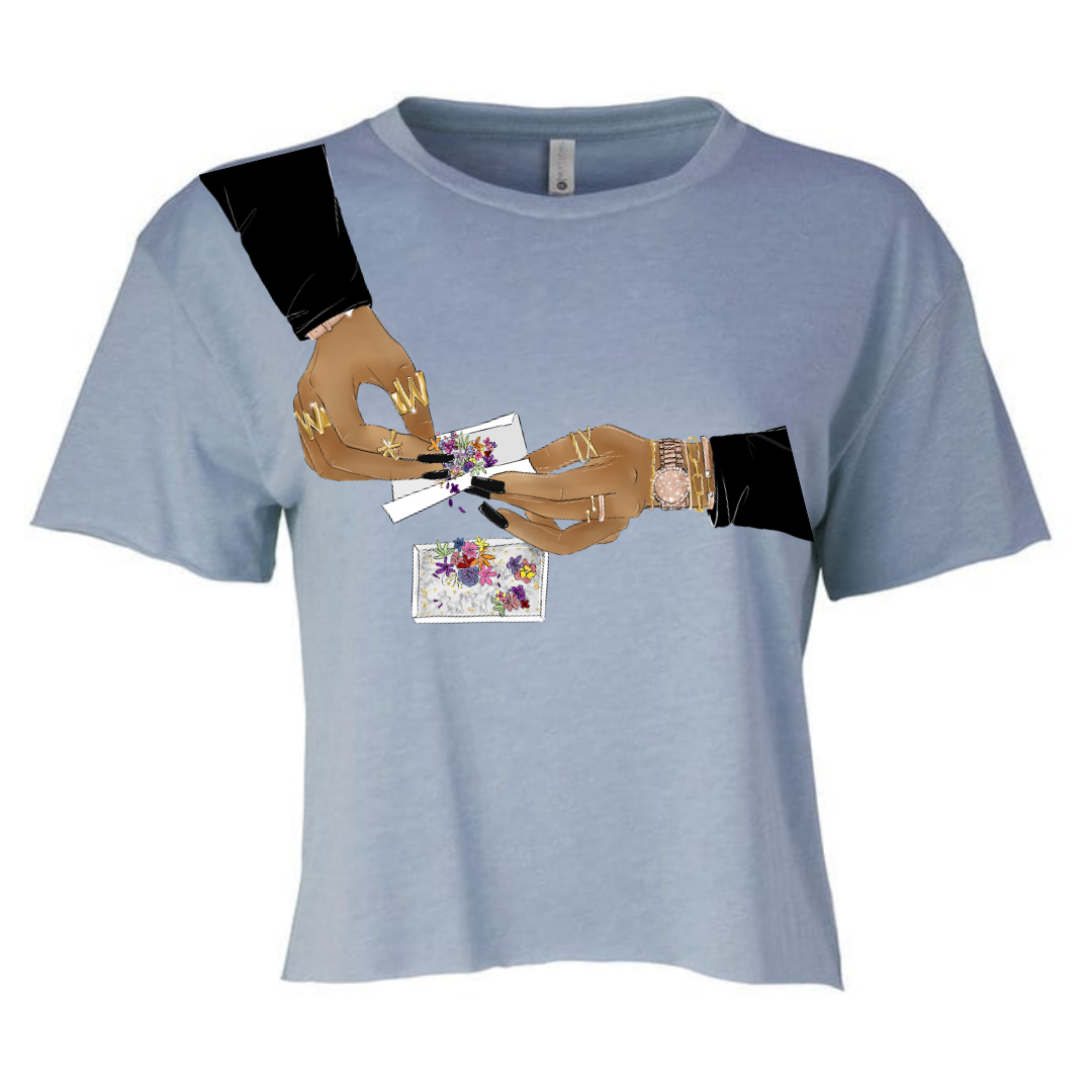 Women X Weed Roll Up - Crop Tops Women X Weed Roll Up - Crop Tops