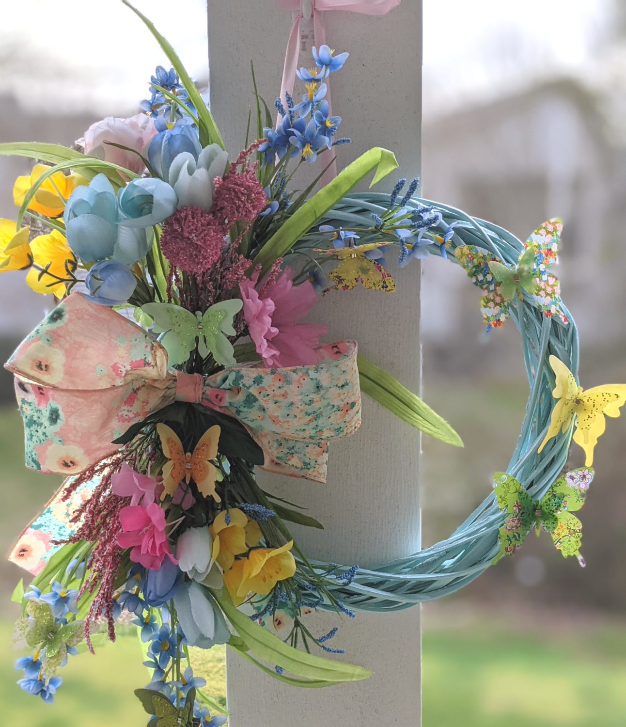 Spring Wreath, Summer Wreath, Wildflower Wreath, Everyday Wreath