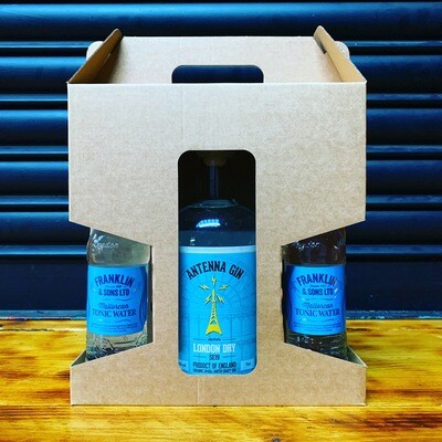 Antenna Gin Gift Pack w/ 2 x Franklin Mallorcan Tonic