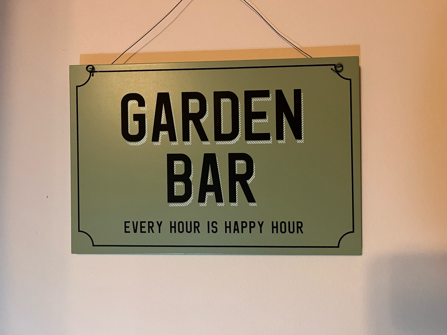Garden Bar Sign