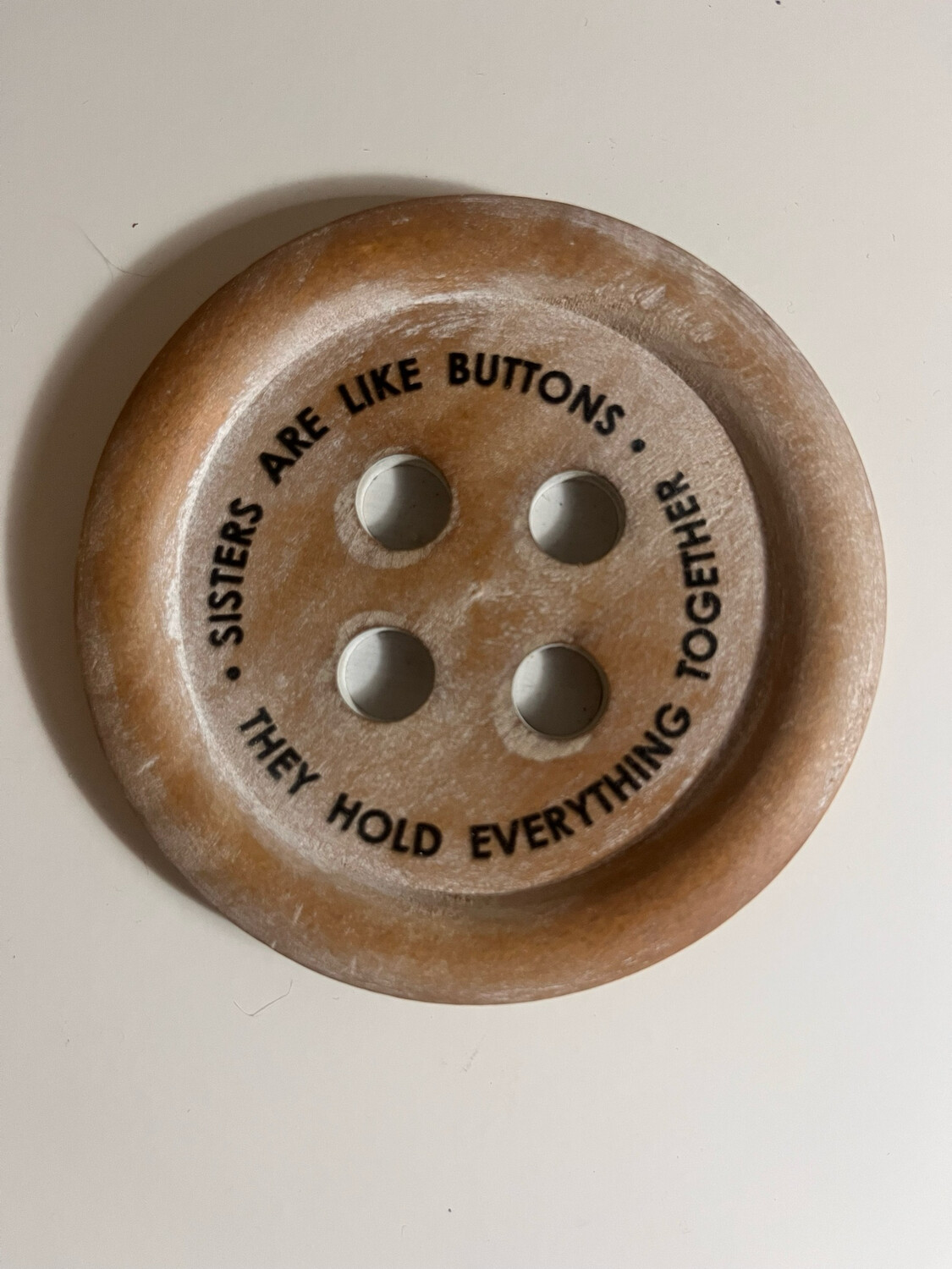 Sister Button Coaster