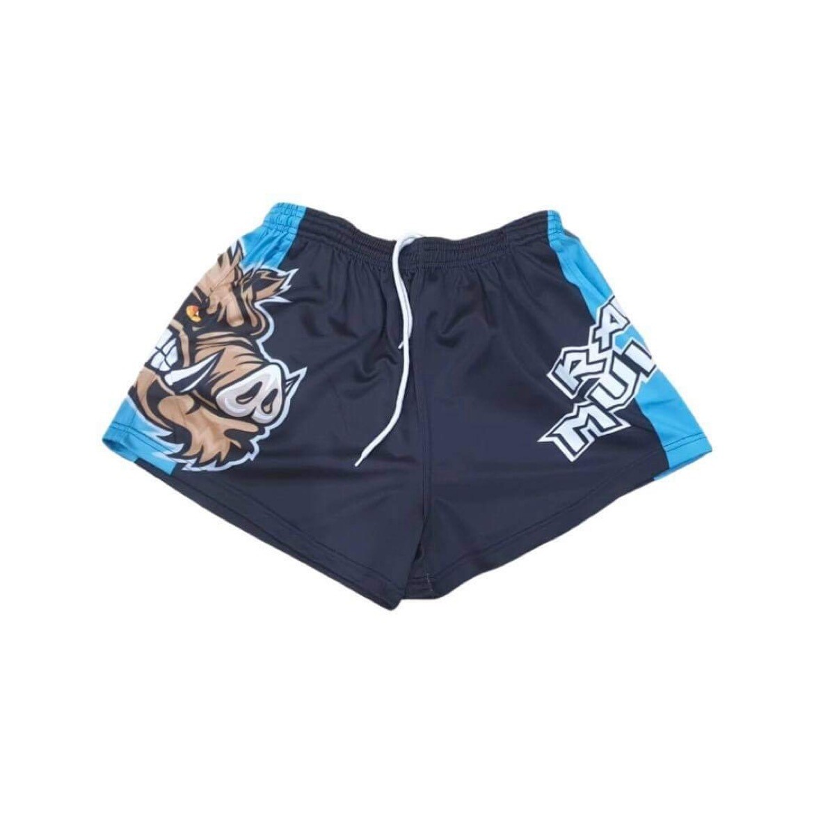 Footy Shorts Boar Blue