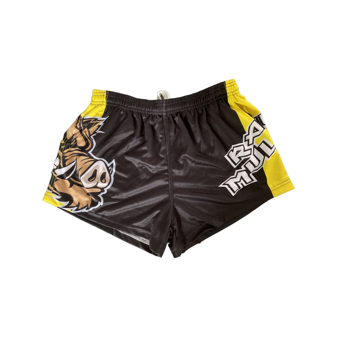 Footy Shorts Yellow Pig, Size: XS