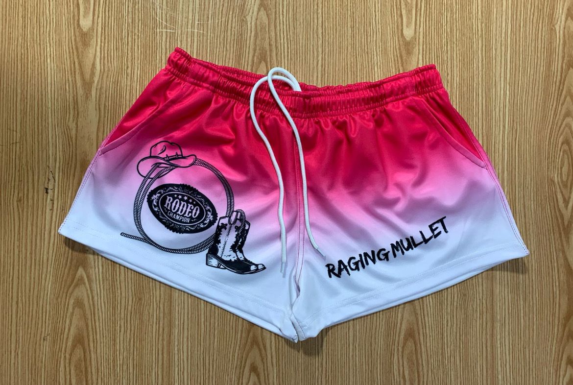 Footy Shorts Pink Rope And Boots