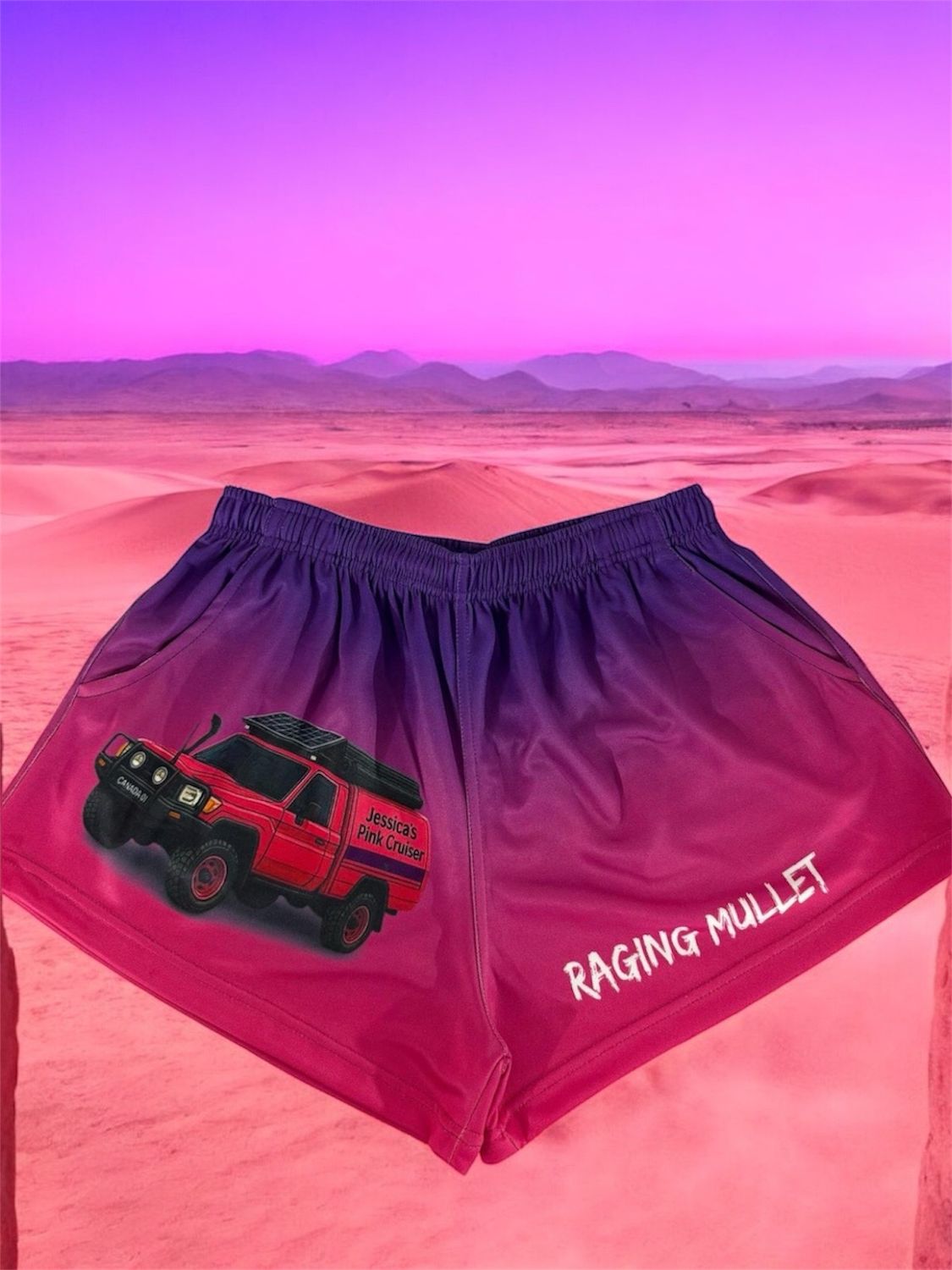Footy Shorts Pink Cruiser