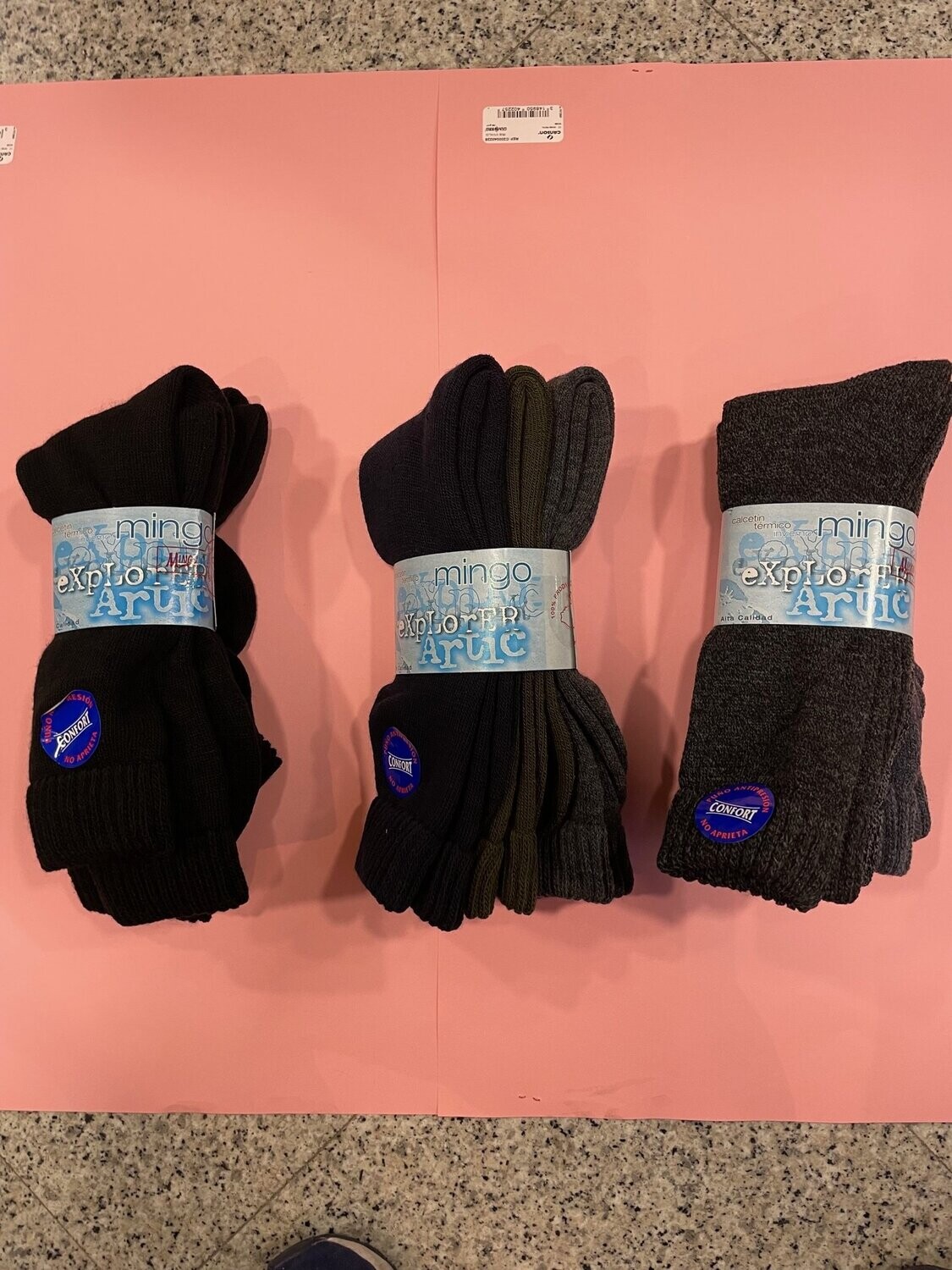 3 PARES DE CALCETINES TERMICO