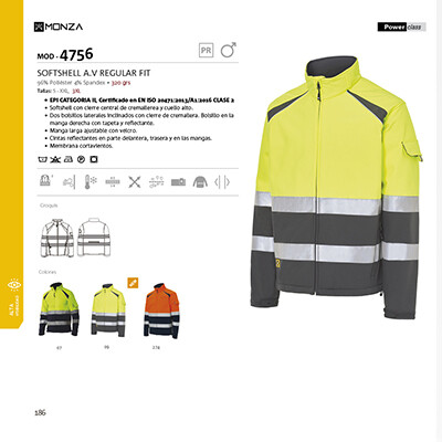 ​SOFTSHELL A.V REGULAR FIT 4756