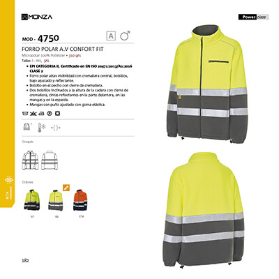 ​POLAR FORRRO A.V CONFORT FIT Micropolar 4750