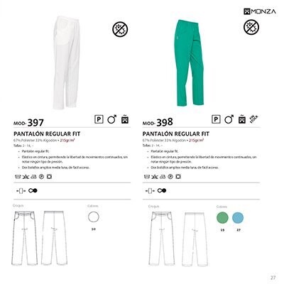 ​PANTALÓN REGULAR FIT 397-398