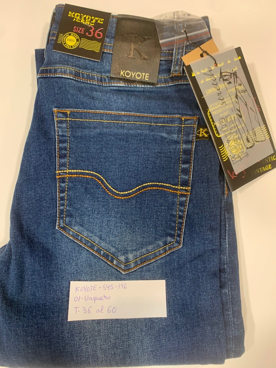 PANTALON 5 BOLSILLOS KOYOTE 545-196