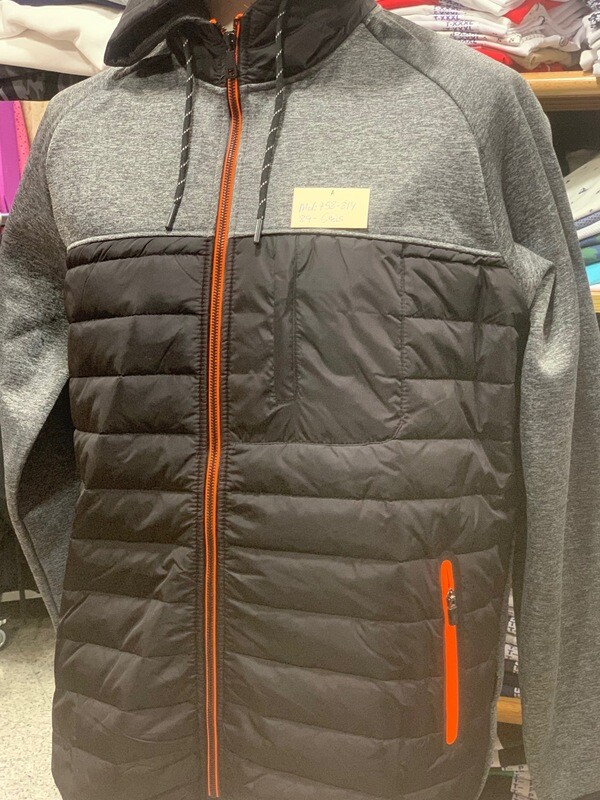 SUDADERA  SPORT CABALLERO ABIERTA  CAPUCHA  MOD.758-814