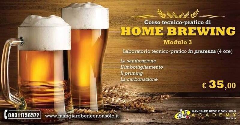 Corso home brewing 3°modulo