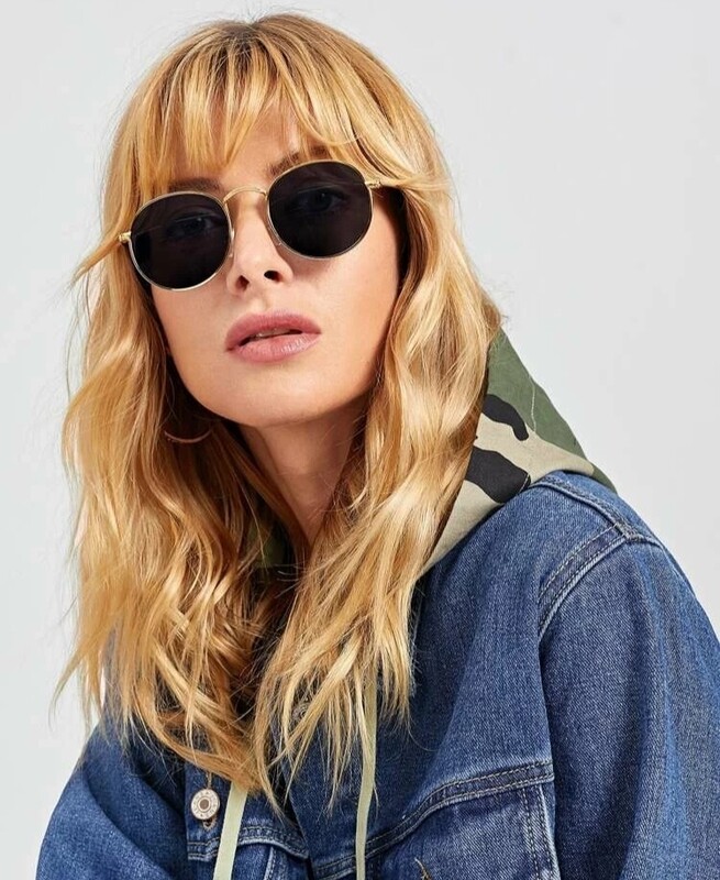 Unisex Metal Frame Sunglasses