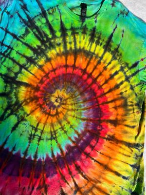 Black Rainbow Swirl