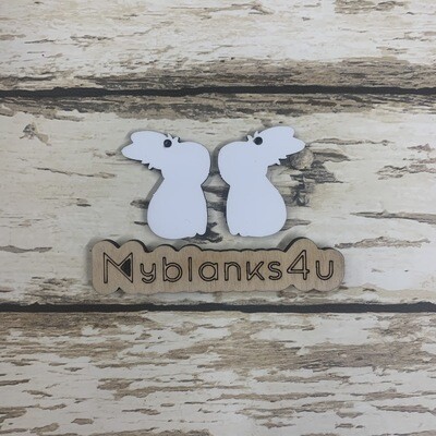 1.5in Rabbit Earrings