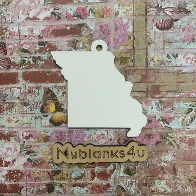 State Shaped Ornament