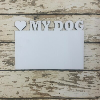 Heart My Dog Photo Panels