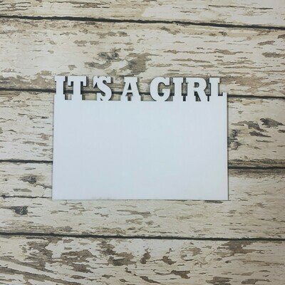 It&#39;s a Girl Photo Panels